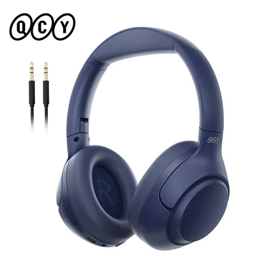 QCY H3 ANC Headphones – 43dB Noise Cancelling Bluetooth 5.4 60H - Vstored