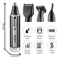 Nose Hair Trimmer for Men 4-in-1 – Rechargeable Ear Beard Eyebrow - Vstored