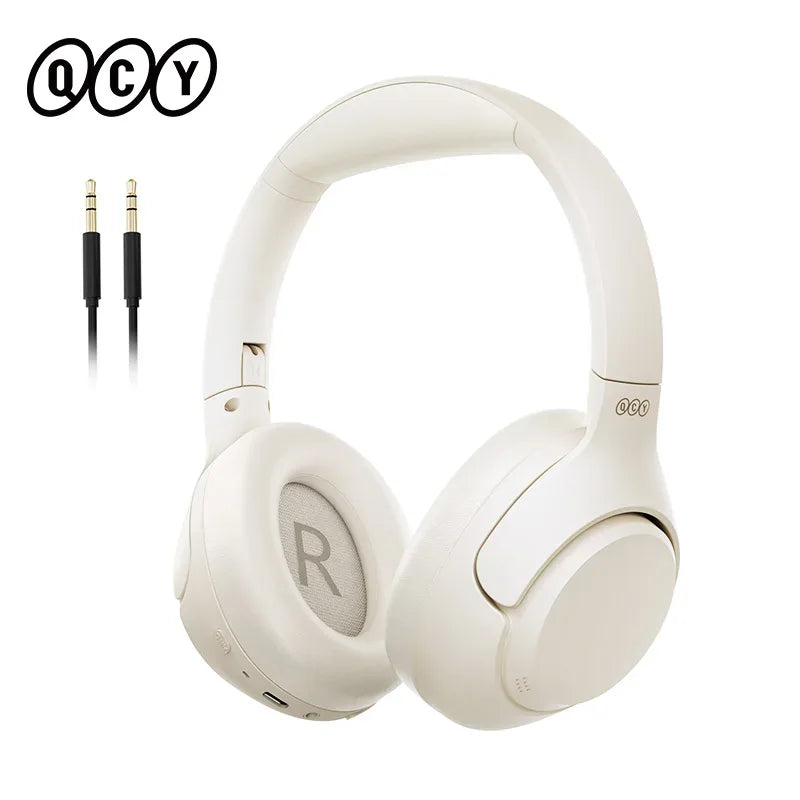 QCY H3 ANC Headphones – 43dB Noise Cancelling Bluetooth 5.4 60H - Vstored